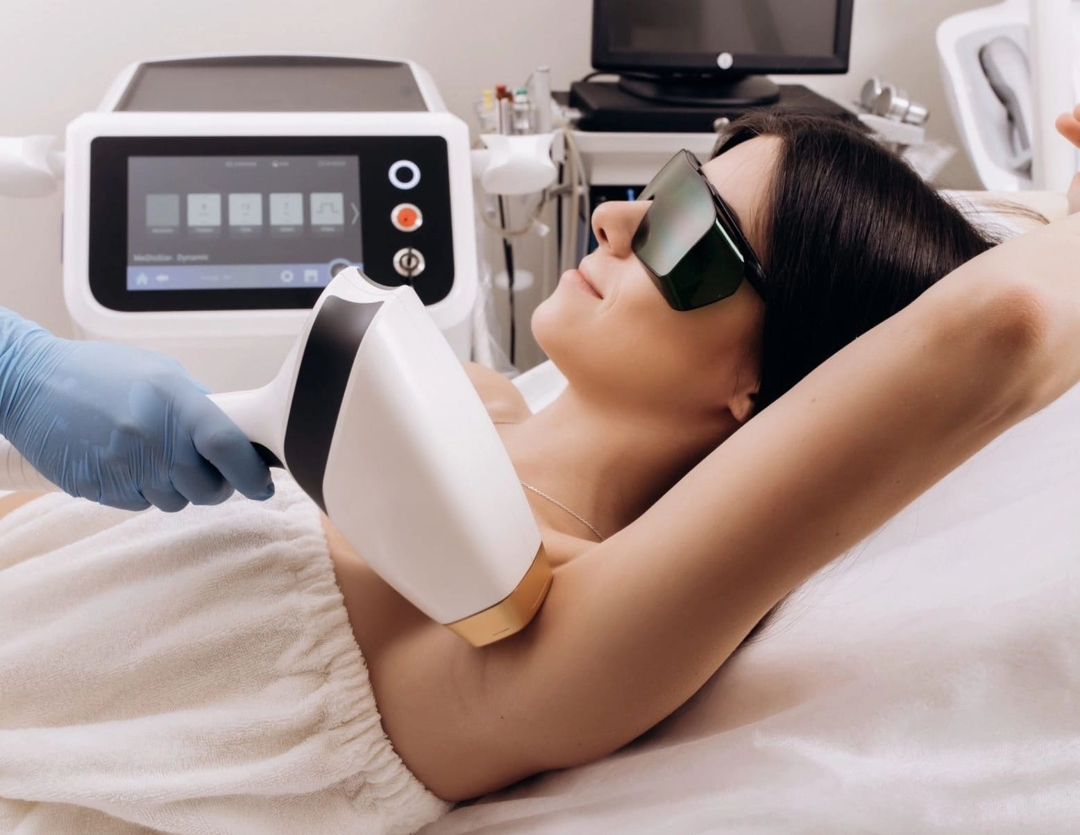 Trattamento di epilazione laser EpilExcellence® presso lo studio LP Beauty